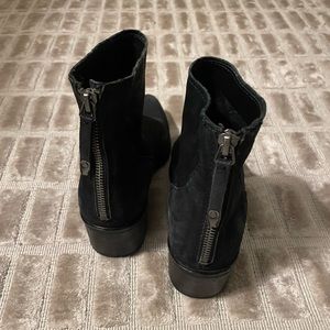 Black Suede Ankle Boots